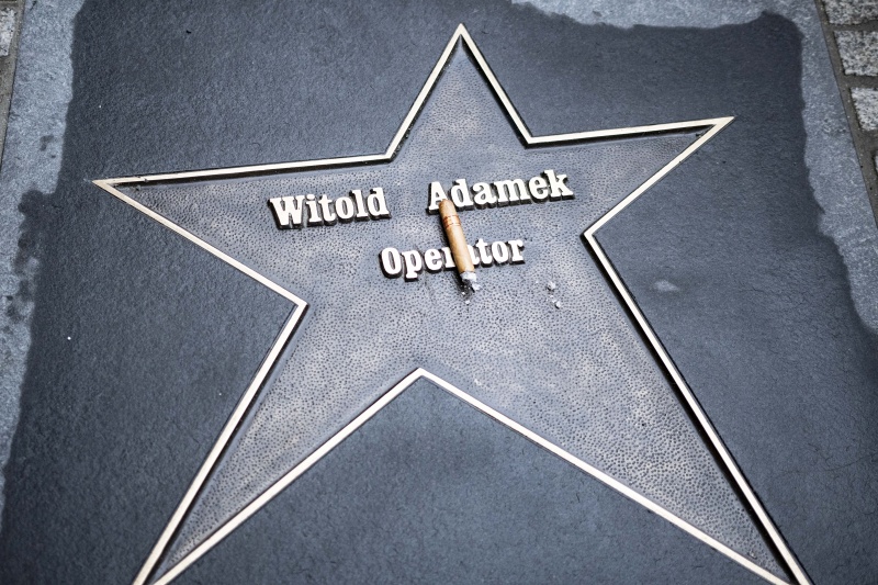 Odsłonięcie gwiazdy Witolda Adamka Szwajkowski